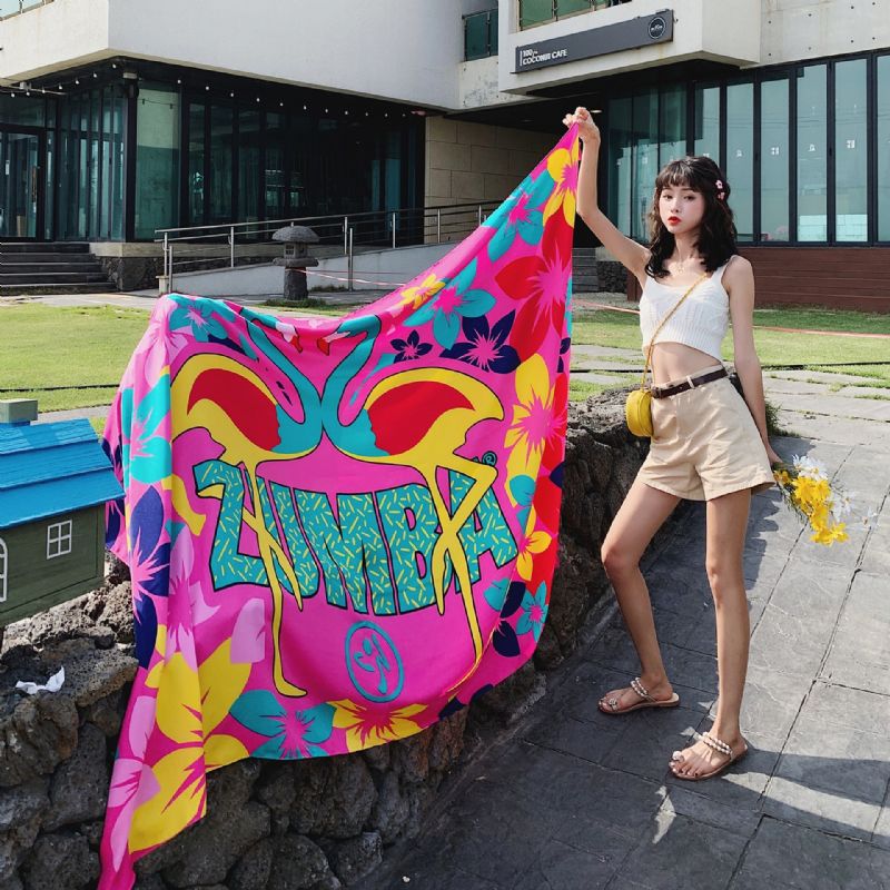 2023 Great Northwest Travel Shawl Kvinde Sommer Anti-ultraviolet Bomuld Linned Ørken Tørklæde Silketørklæde