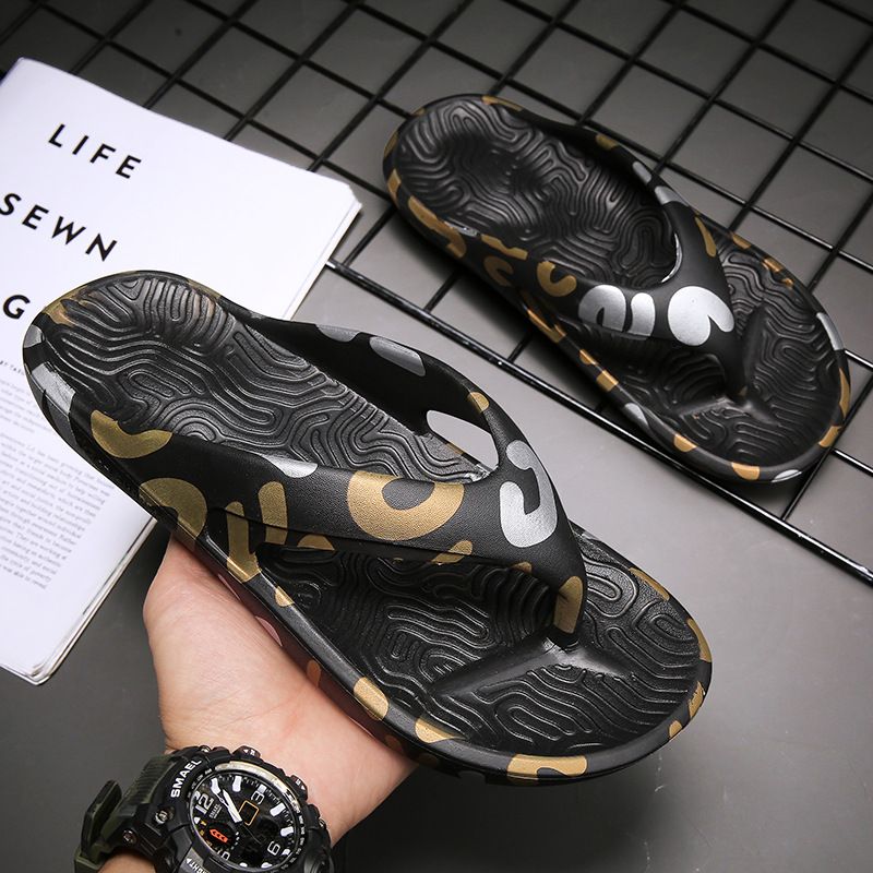 2023 Mænds Flip-flops Trendy Hjemmesko Til Hjemmet Til Kvinder Lette Åndbare Strandsandaler