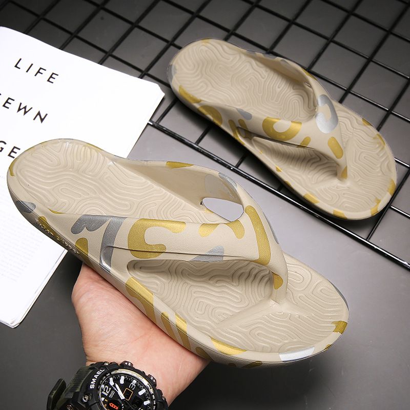 2023 Mænds Flip-flops Trendy Hjemmesko Til Hjemmet Til Kvinder Lette Åndbare Strandsandaler
