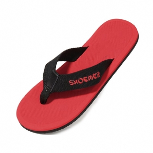 2023 Nye Sommer Mænds Gummi Strandflip Flops Mode Sandaler Hjemmesko Sko