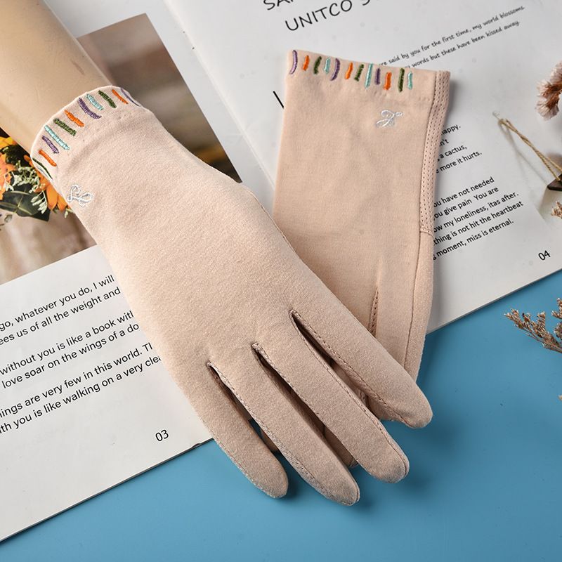 2023 Sommerhandsker Kører Tynde Udendørs Skridsikker Berøringsskærm Til Kvinder Åndbare Splitfingerhandsker