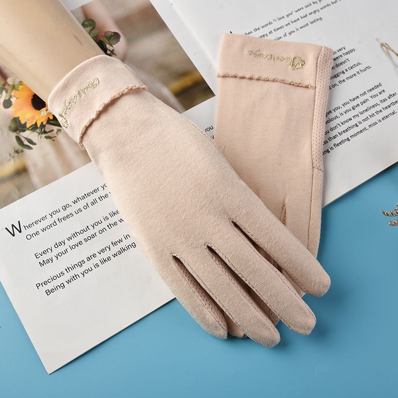 2023 Sommerhandsker Kører Tynde Udendørs Skridsikker Berøringsskærm Til Kvinder Åndbare Splitfingerhandsker