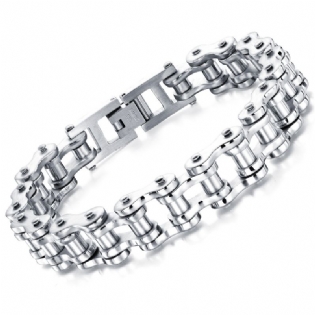 Armbånd Titanium Stål Herrearmbånd Rock Personality Motorcykelkæde Cykelarmbånd