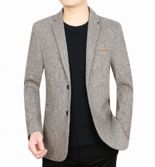 Autumn Blazers Mænds Casual Single Row To Knapper Lysebrun
