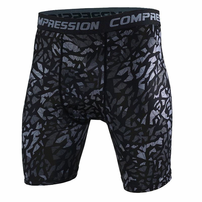 Basketball Leggings Camouflage Hurtigtørrende Shorts Til Mænd Løbe Fitness Sports