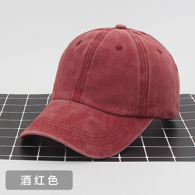 Bomuld Lavet Gammel Baseball Cap Brugerdefineret Denim Peaked Cap Street Efterår Vinter Hat Kvindelige Print