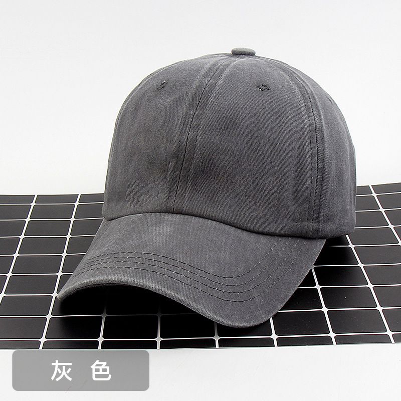 Bomuld Lavet Gammel Baseball Cap Brugerdefineret Denim Peaked Cap Street Efterår Vinter Hat Kvindelige Print