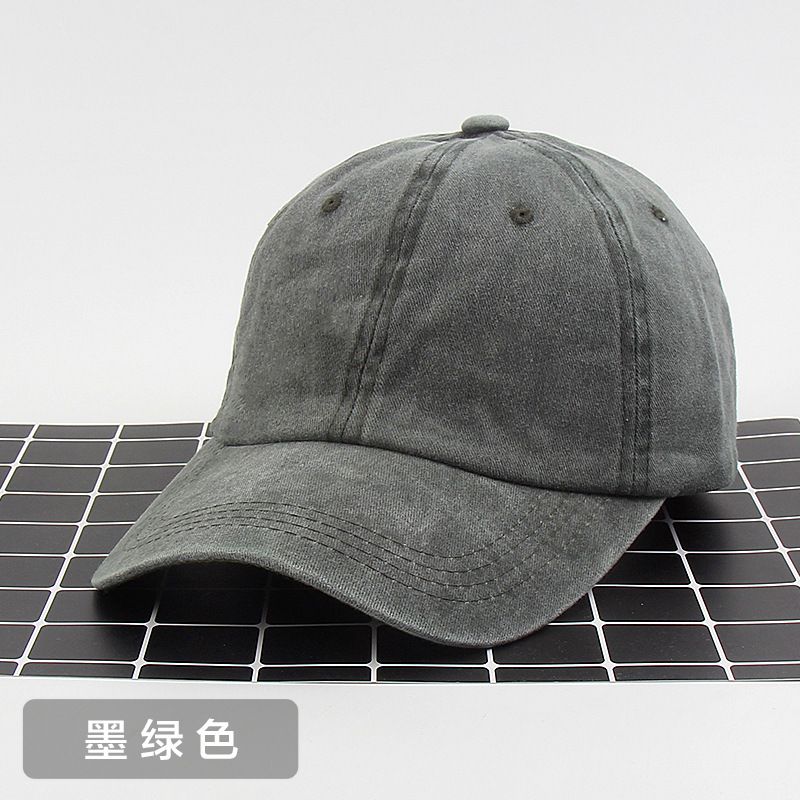 Bomuld Lavet Gammel Baseball Cap Brugerdefineret Denim Peaked Cap Street Efterår Vinter Hat Kvindelige Print