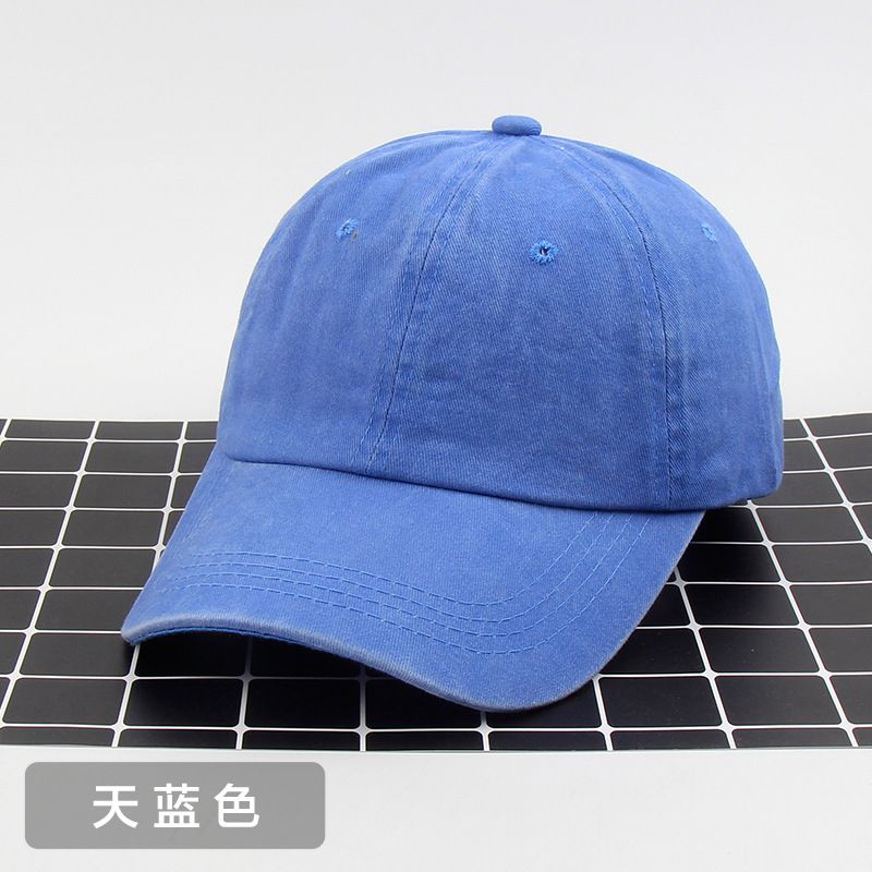 Bomuld Lavet Gammel Baseball Cap Brugerdefineret Denim Peaked Cap Street Efterår Vinter Hat Kvindelige Print
