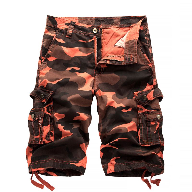 Camouflage Shorts Herre Arbejdstøj Five Points Sport Fritid Strand