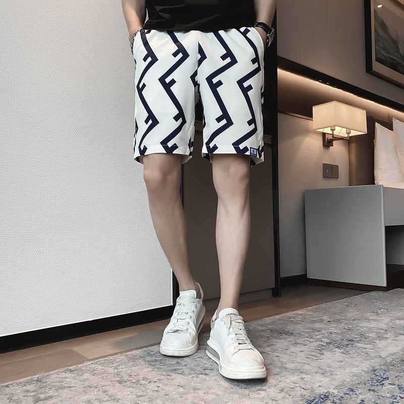 Casual Sportsshorts Mænd Strand Trend Tynde Beskåret Bukser Løse