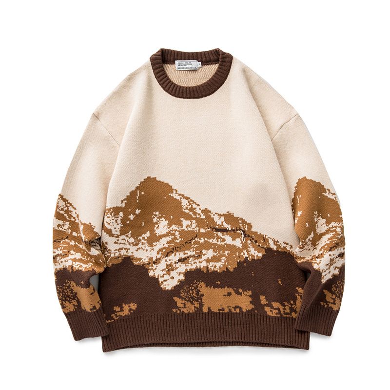 Casual Strik Langærmet Pullover Rundhals Mænd