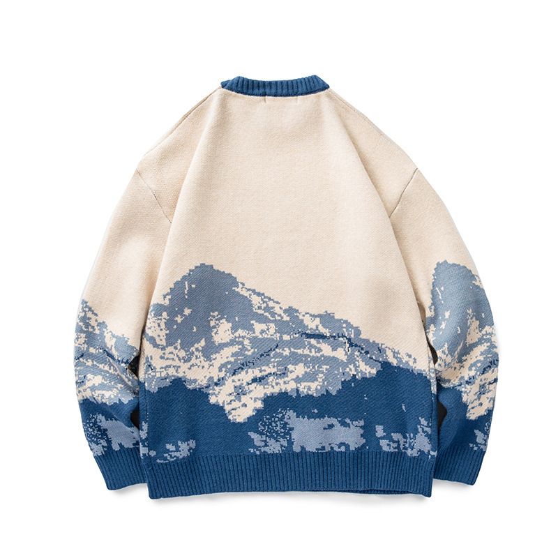 Casual Strik Langærmet Pullover Rundhals Mænd