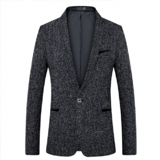 Efterår Mænds Casual Blazersblazere Slank Ungdomsfrakke Trendy Toppe