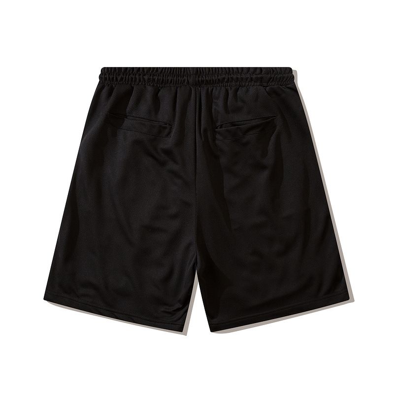Flamme Bogstaver Broderi Casual Shorts Mænd Løs Sport Fem Points