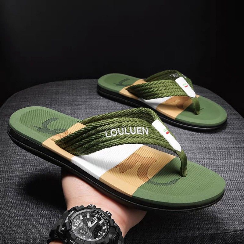 Flip Flops Herre Strandtøfler Sommer Skridsikre Stor Størrelse