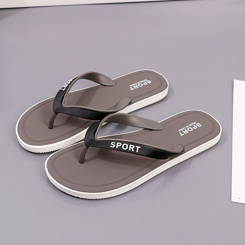 Flip Flops Pvc Gummi Skridsikre Herresandaler Sommer Klipklapper Herre Strandsko Tøfler Sko