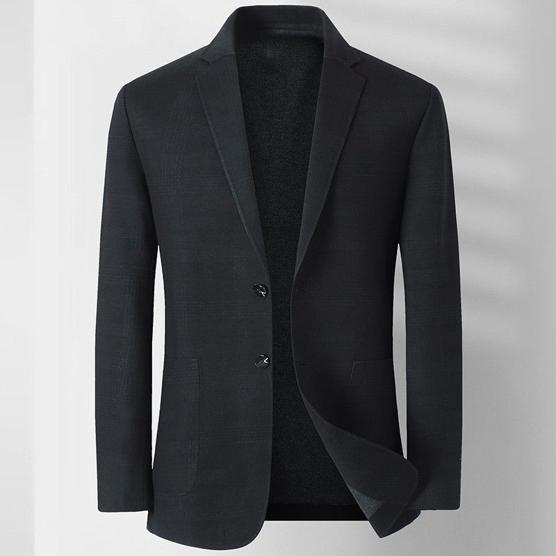 Forår Casual Business Blazere Mænd Two Single Breasted