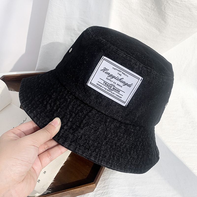Forår Og Sommer Ny Hat Dame Denim Fiskehat Mode Personlig Bassin Hat Shopping Solhat Kvinde