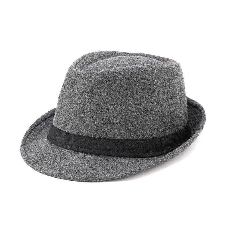 Hat 2023 Efterår Og Vinter Ny Lille Tophat Til Mænd Varm Og Kuldesikret Jazzhat