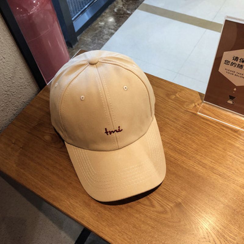 Hat Kvinder Mode Brev Broderi Kasket Udendørs Solskærm Casual Baseball Cap