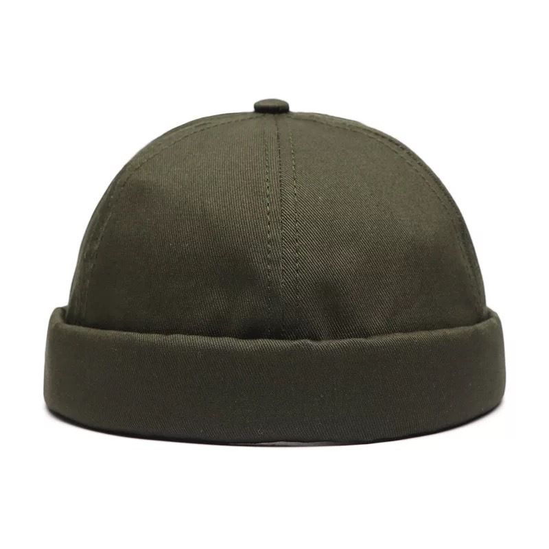 Hat Pige Efterår Og Vinter Sømand Udlejer Hat Retro Melon Skin Hat Ensfarvet Hat