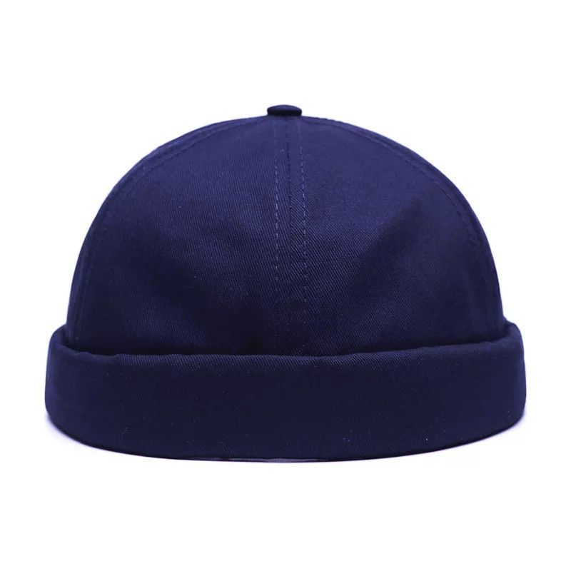 Hat Pige Efterår Og Vinter Sømand Udlejer Hat Retro Melon Skin Hat Ensfarvet Hat