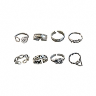 Heavy Industri Kombination Pegefinger Ring Kvindelige Mode Personlighed Retro