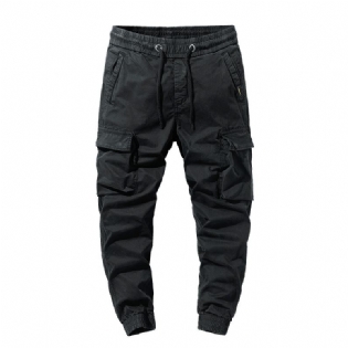 Herre Overalls Trendy Løse Lige Afslappede Ben