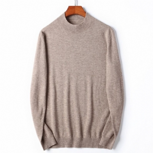 Herre Sweater 2023 Efterår Og Vinter Ny Stil Mellemkrave Indeni