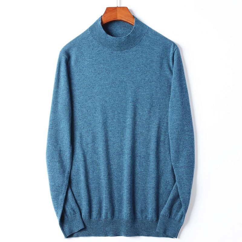Herre Sweater 2023 Efterår Og Vinter Ny Stil Mellemkrave Indeni