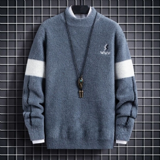 Herre Sweater Tyk Varm Trend Strik