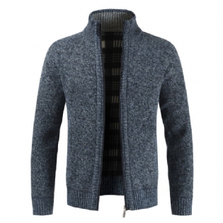 Herre Sweaterjakke Løs Casual Strikket Cardigan Trend