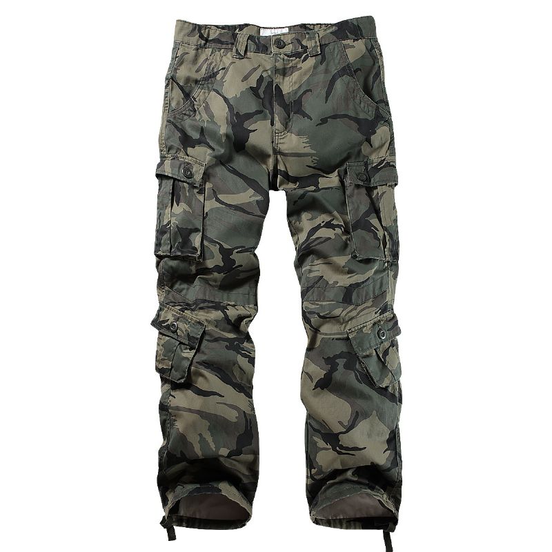 Herrebukser Camouflager Udendørs Multi-pocket Løse Overalls