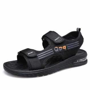 Herresko Casual Sandaler Herre Sommer 2023 Ny Flyvende Vævning Luftbund Udendørs Sport Fritid Kørsel Strandsko