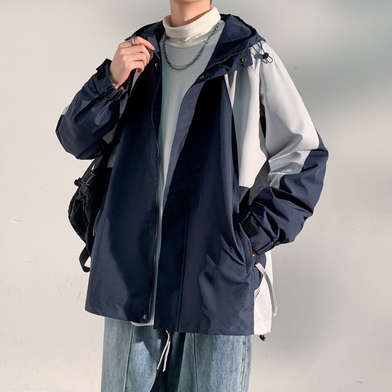Jakke Herre Sport Casual Hættejakke Løs Trend