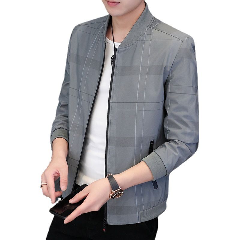 Jakke Mænds Casual Trendy Flot Business Stand Collar