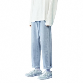 Jeans Mænd Lige Casual Bukser Løse