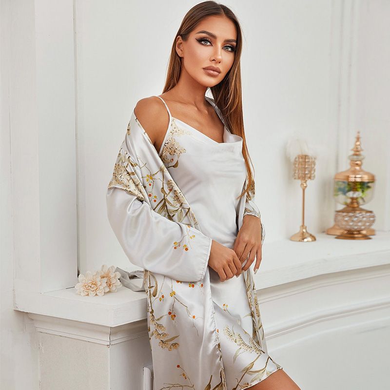 Kvinders Pyjamas Homewear Tynd Mellemlang Pyjamassæt