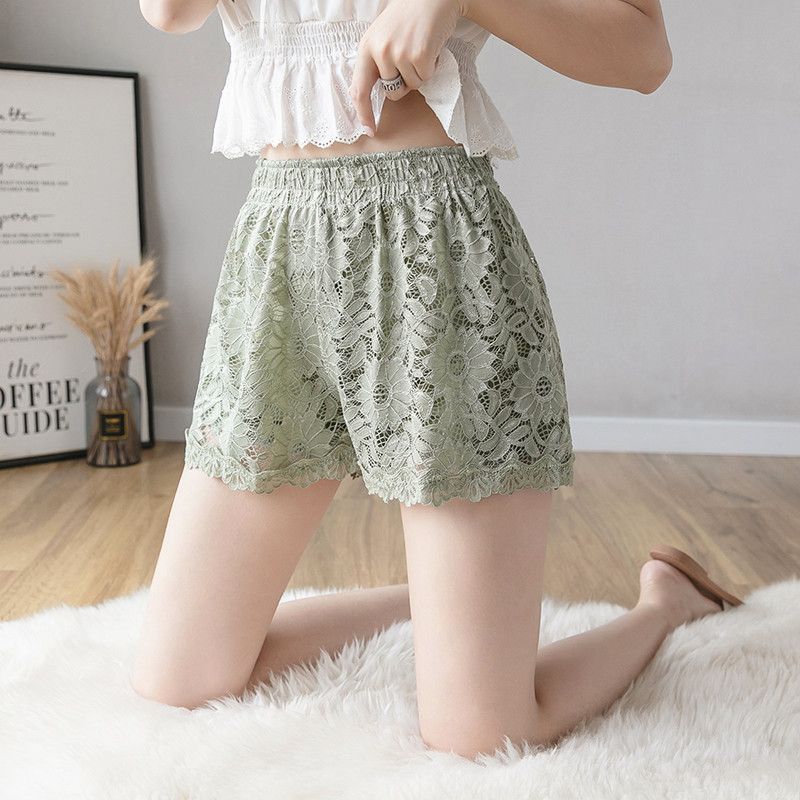 Lace Tynde Shorts Dame Hot Pants Elastik