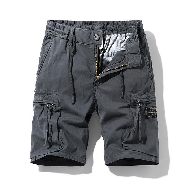 Mænd Shorts Cargo Lommer Tynd Elastik