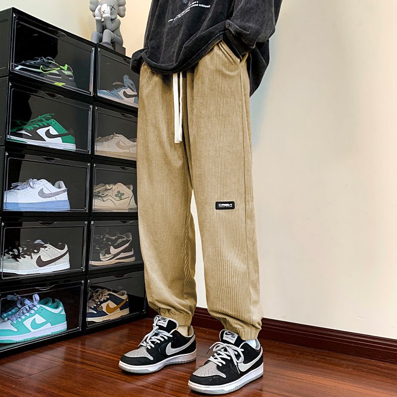 Mænd Trendy Corduroy Casual Loose Foot Beam Sports