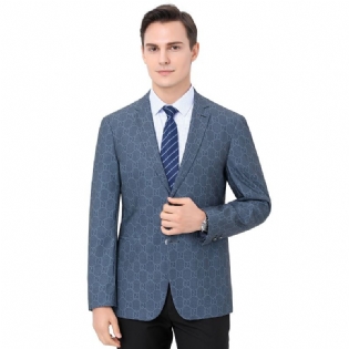 Mænds Afslappede Nye Blazers Smukke Enkeltradede To Knapper