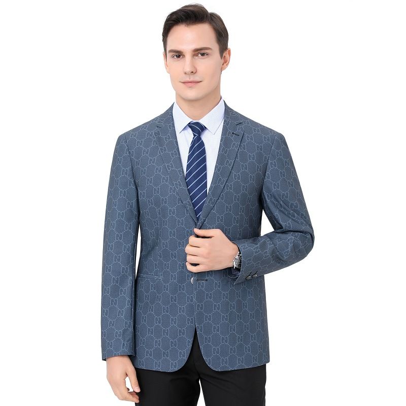 Mænds Afslappede Nye Blazers Smukke Enkeltradede To Knapper