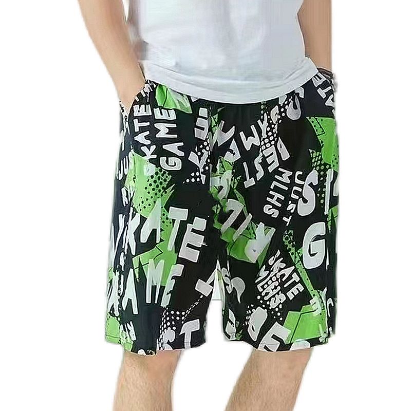 Mænds Casual Thin Sports Fem Points Trykt