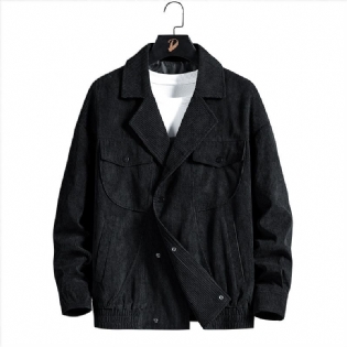 Mænds Jakker Langærmet Overtøj Casual Slim Workwear Fashion Trend