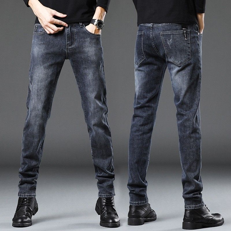 Mænds Jeans Loose Fit Small Feet Casual Bukser