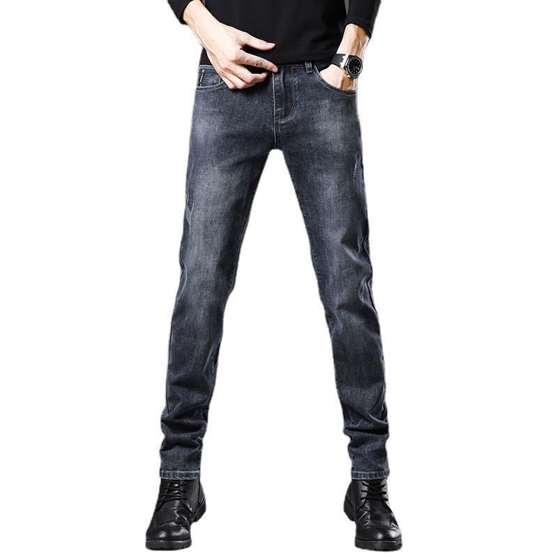 Mænds Jeans Loose Fit Small Feet Casual Bukser