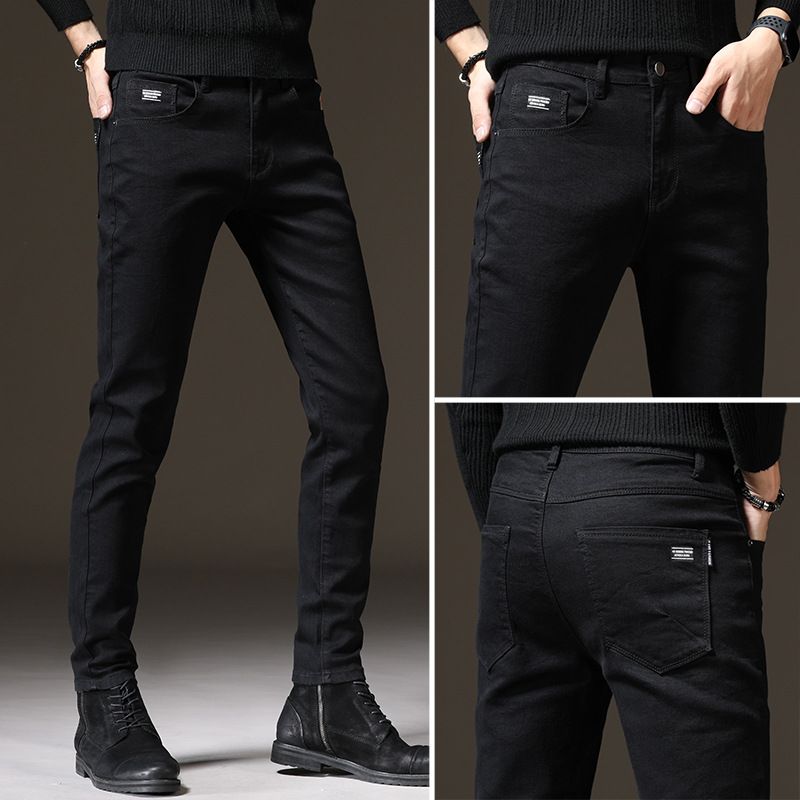 Mænds Jeans Loose Fit Small Feet Casual Bukser