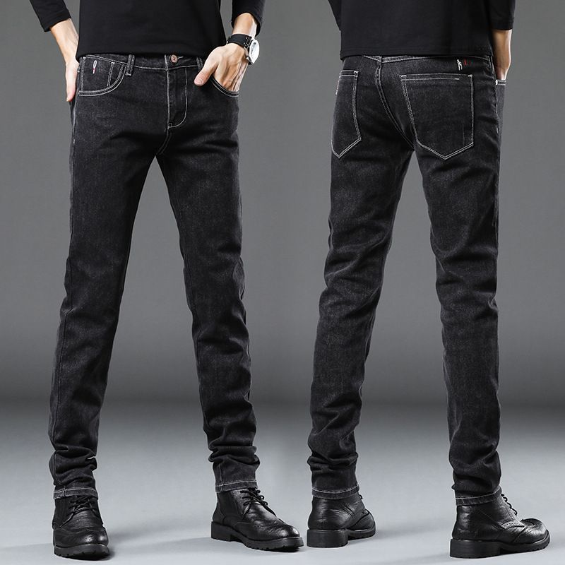 Mænds Jeans Loose Fit Small Feet Casual Bukser